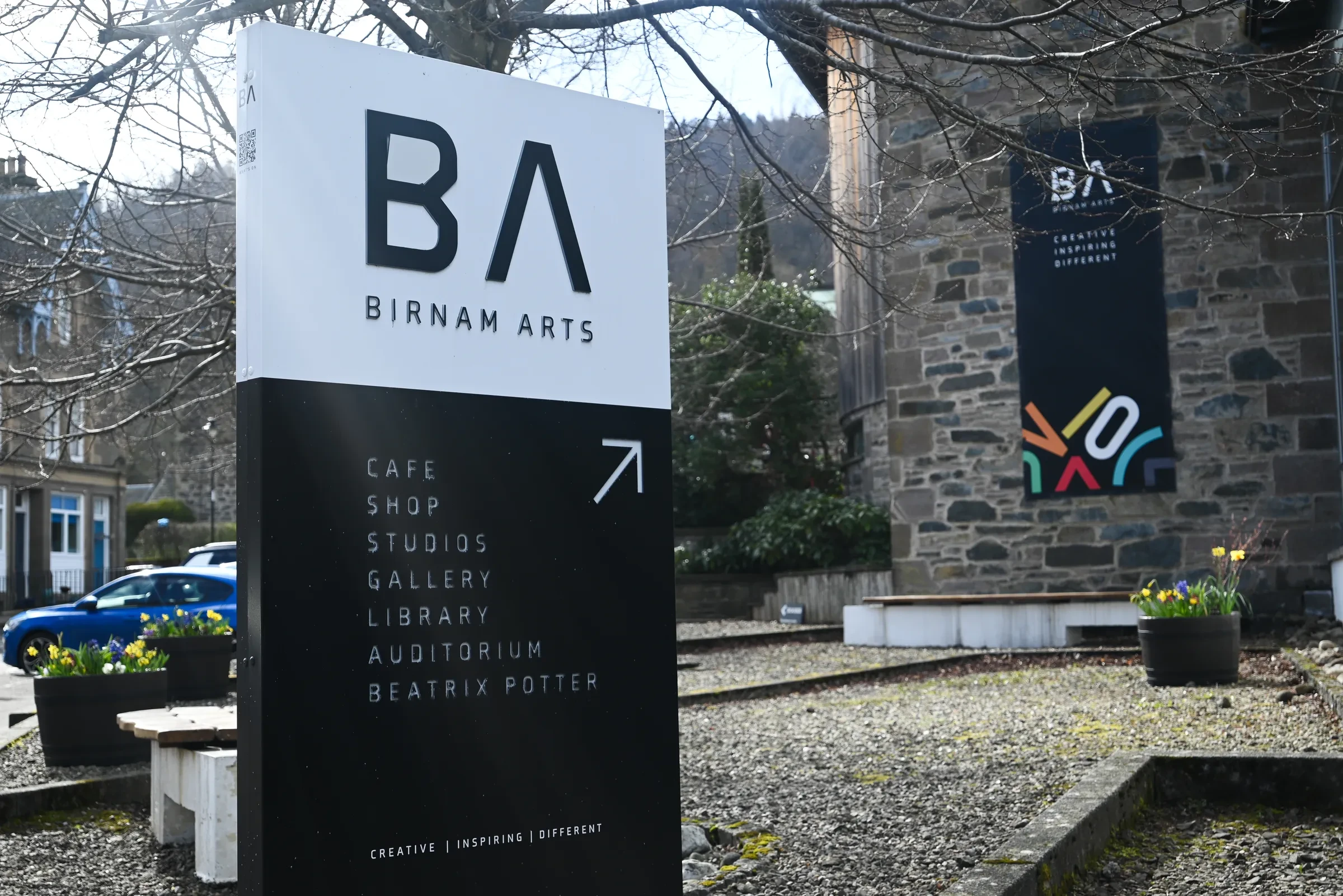 Outside Birnam Arts